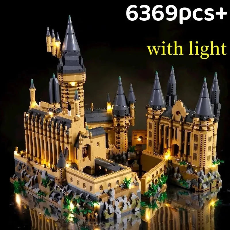 Bricks City Creative Medieval Magic Castle Series School Architecture Palace Model Building Blocks