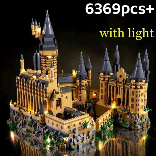 Bricks City Creative Medieval Magic Castle Series School Architecture Palace Model Building Blocks