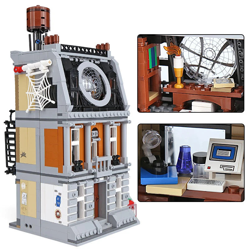 Hero Movie Series Sanctuary Sanctuary Showdown Model Compatible with 76108 Building Blocks