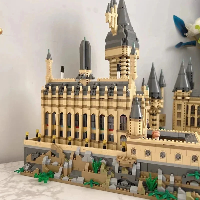Bricks City Creative Medieval Magic Castle Series School Architecture Palace Model Building Blocks
