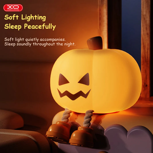 Pumpkin Night Light Lamp Halloween Decorations