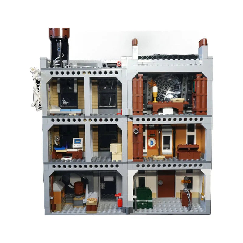 Hero Movie Series Sanctuary Sanctuary Showdown Model Compatible with 76108 Building Blocks