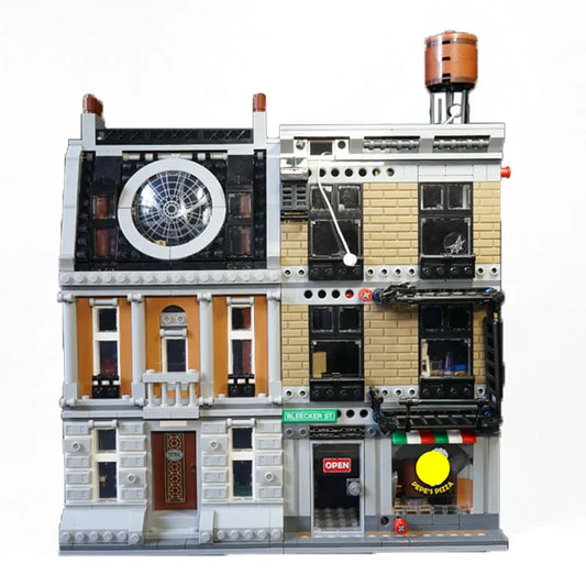 Hero Movie Series Sanctuary Sanctuary Showdown Model Compatible with 76108 Building Blocks