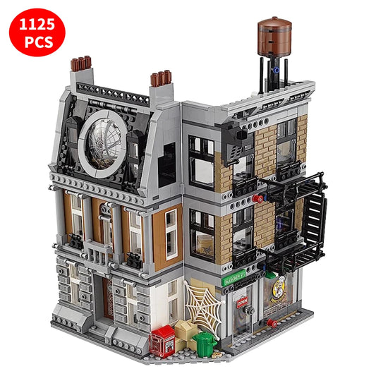 Hero Movie Series Sanctuary Sanctuary Showdown Model Compatible with 76108 Building Blocks