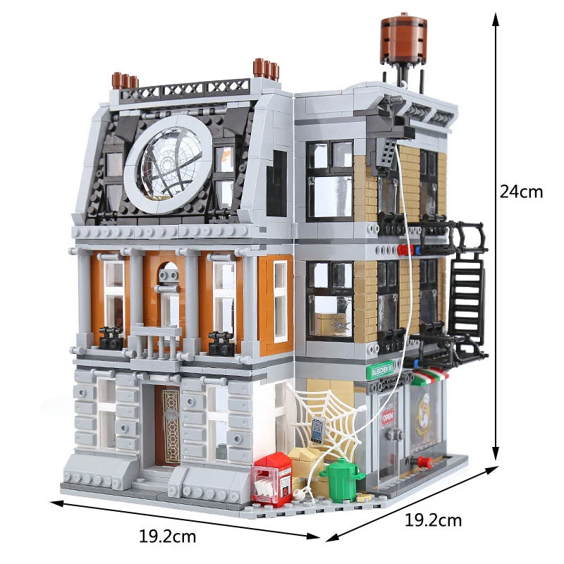Hero Movie Series Sanctuary Sanctuary Showdown Model Compatible with 76108 Building Blocks